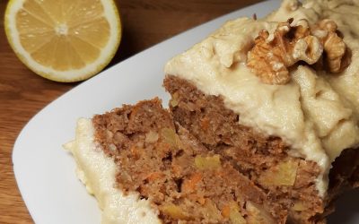 Healthy, Wholefood Carrot Cake